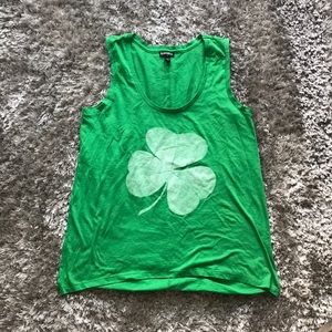 Express Shamrock tank. Size Medium